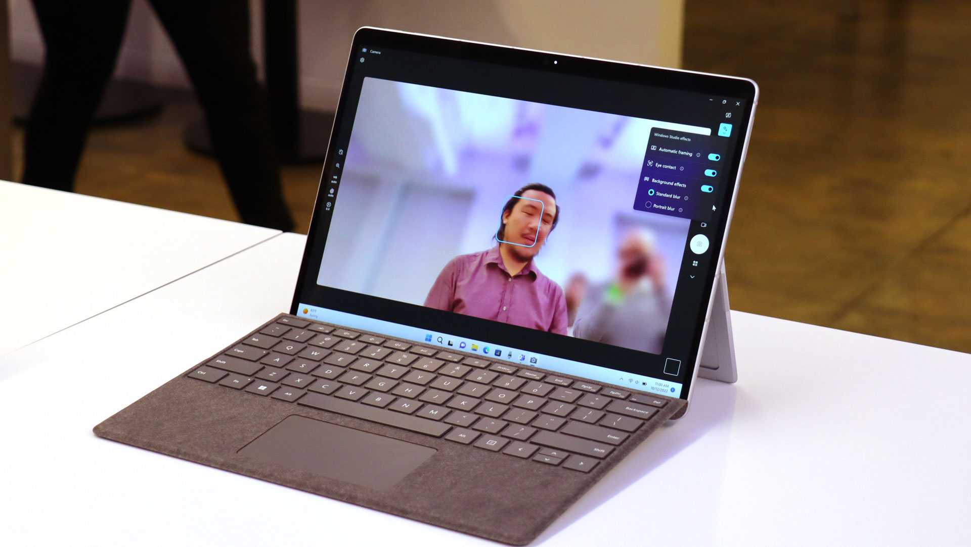 Microsoft Surface Pro 9 Windows Studio Effects